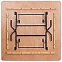 Flash Furniture 60'' Square Wood Folding Banquet Table, Black/Natural~#|#~sp81129744_sc7