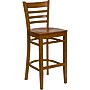 Flash Furniture HERCULES Series Traditional Wood Ladder Back Restaurant Barstool, Cherry Wood (XUW05BARCHY)~#|#~sp81131736_sc7