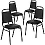 Flash Furniture HERCULES Series Vinyl Banquet Stacking Chair, Black, 4 Pack (4FDBHF2BKVYL)~#|#~sp81133247_sc7