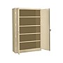 Tennsco Jumbo 78" Steel Storage Cabinet with 5 Shelves, Sand (J2478SU-SND)~#|#~sp81134474_sc7