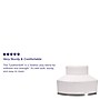 Flash Furniture Alon Convex LeatherSoft Modular Chair, White (ZB803OUTWH)~#|#~sp81611538_sc7