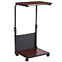 Flash Furniture Charger 24"W Rectangular Adjustable Standing Computer Desk, Mahogany (MT62881)~#|#~sp81611642_sc7
