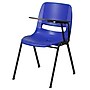 Flash Furniture Ergonomic Shell Chair, Blue with Left-Hand Flip-Up Tablet Arm (RUTEO1BLLTAB)~#|#~sp81611767_sc7