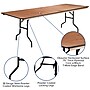 Flash Furniture Fielder Folding Table, 96" x 36", Natural (XA3696P)~#|#~sp81612317_sc7