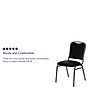 Flash Furniture  Hercules Series Stacking Banquet Chair, 1.5''D Seat, Blk Vinyl & Silver Vein Frame~#|#~sp81614659_sc7