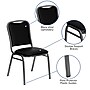 Flash Furniture  Hercules Series Stacking Banquet Chair, 1.5''D Seat, Blk Vinyl & Silver Vein Frame~#|#~sp81614660_sc7