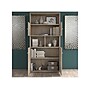 Bush Business Furniture Office 500 72"W Adjustable Desk with Storage and Bookcase, Modern Hickory (OF5006MHSU)~#|#~sp81712386_sc7