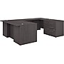 Bush Business Furniture Office 500 72"W U Shaped Executive Desk with Drawers, Storm Gray (OF5002SGSU)~#|#~sp81712431_sc7