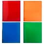 JAM Paper 1" 3-Ring Non-View Binders, Assorted, 4/Pack (751T1RBORCL)~#|#~sp82108687_sc7