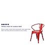 Flash Furniture Luna Contemporary Metal Dining Chair, Red (CH31270RED)~#|#~sp82710773_sc7
