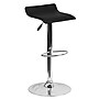 Flash Furniture Contemporary Vinyl Low Back Barstool, Adjustable Height, Black (DS801CONTBK)~#|#~sp82711525_sc7