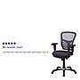 Flash Furniture Nicholas Ergonomic Mesh Swivel Mid-Back Multifunction Executive Office Chair, Dark Gray (HL0001DKGY)~#|#~sp82712614_sc7