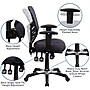 Flash Furniture Nicholas Ergonomic Mesh Swivel Mid-Back Multifunction Executive Office Chair, Dark Gray (HL0001DKGY)~#|#~sp82712615_sc7