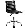 Flash Furniture Alan Armless Vinyl Swivel Low Back Task Office Chair, Black/Chrome (DS512BBK)~#|#~sp82712626_sc7