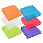 JAM Paper Plastic 3 Hole Punch Binder Envelopes with Zip Closure, Letter Booklet, 9.75 x 13, Assorted, 6/Pack (218ZB1ASRTD)~#|#~sp82921116_sc7