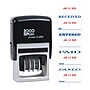2000 Plus Printer S 260 Faxed, Paid, Received, Entered Rectangle Date Stamps, Blue and Red Ink (065005)~#|#~sp83452145_sc7