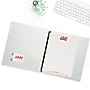 JAM Paper Designders 3/4" 3-Ring Flexible Poly Binders, Clear (750T1CL)~#|#~sp83452283_sc7