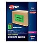 Avery High Visibility Laser Shipping Labels, 5 1/2" x 8 1/2", Neon Assorted, Pack of 100 (5944)~#|#~sp83628793_sc7