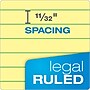 TOPS Docket Notepads, 8.5" x 11.75", Wide Ruled, Canary, 50 Sheets/Pad, 12 Pads/Pack (TOP63400)~#|#~sp83720012_sc7