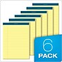 TOPS Docket Notepad, 8.5" x 11.75", Narrow Ruled, Canary, 100 Sheets/Pad, 6 Pads/Pack (TOP63376)~#|#~sp83720028_sc7