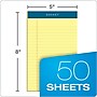 TOPS Docket Notepads, 5" x 8", Narrow Ruled, Canary, 50 Sheets/Pad, 12 Pads/Pack (TOP 63350)~#|#~sp83720083_sc7