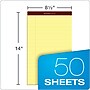 TOPS Docket Notepad, 8.5" x 14", Wide Ruled, Canary, 50 Sheets/Pad, 12 Pads (TOP63980)~#|#~sp83720104_sc7