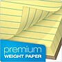 TOPS Docket Notepad, 8.5" x 14", Wide Ruled, Canary, 50 Sheets/Pad, 12 Pads (TOP63980)~#|#~sp83720105_sc7