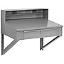 Tennsco Foreman's Desk, Wall-Mounted, Medium Gray (SR-59)~#|#~sp84218899_sc7