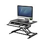 Fellowes Lotus LT 32"W Manual Adjustable Standing Desk Converter, Black (8215001)~#|#~sp84425475_sc7
