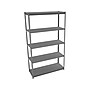 Tennsco Z-Line Starter Unit 5-Shelf Steel Storage Rack, 42", Medium Gray (ZM7-4218S-5D-MGY)~#|#~sp85144537_sc7