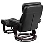 Flash Furniture Contemporary 40 1/4"H Leather Recliner and Ottoman, Black~#|#~sp86236304_sc7
