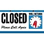 Cosco® Open/Closed Outdoor Sign, 11.6"L x 6"H, Multicolor (098013)~#|#~sp86444886_sc7