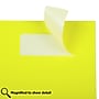 JAM Paper Address Labels, 1 1/3" x 4", Neon Yellow, 14 Labels/Sheet, 9 Sheets/Pack (359329614)~#|#~sp87119448_sc7