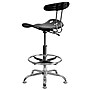 Flash Furniture Plastic Drafting Stool, Gray/Vibrant Black (LF-215-BLK-GG)~#|#~sp88868915_sc7