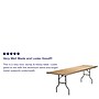 Flash Furniture Fielder Folding Table, 96" x 30", Birchwood (XA3096BIRCHM)~#|#~sp88964682_sc7