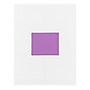 JAM Paper Laser/Inkjet Address Label, 4" x 3 3/8", Violet Purple, 6 Labels/Sheet, 12 Sheets/Pack (302725792)~#|#~sp89166544_sc7