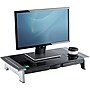 Fellowes Office Suites Premium Adjustable Monitor Riser, Up to 42" Monitor, Black/Silver (8031001)~#|#~sp89270771_sc7
