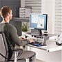 Fellowes Office Suites Premium Adjustable Monitor Riser, Up to 42" Monitor, Black/Silver (8031001)~#|#~sp89270774_sc7