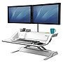 Fellowes Lotus DX Sit-Stand Workstation Adjustable Monitor Stand, White (8080201)~#|#~sp89277792_sc7