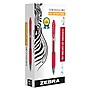 Zebra Sarasa Dry X20 Retractable Gel Pen, Medium Point, 0.7mm, Red Ink, Dozen (46830)~#|#~sp89277838_sc7