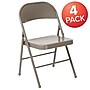 Flash Furniture HERCULES Series Metal Folding Chair, Gray, 4/Pk (4BDF002GY)~#|#~sp89555832_sc7