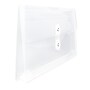 JAM Paper Plastic Envelopes with Button and String Tie Closure, #10 Business Booklet, 5.25 x 10, Clear, 12/Pack(921B1CL)~#|#~sp89840002_sc7