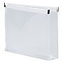 JAM Paper Plastic Envelopes with Zip Closure, Index, 5.25 x 8, Clear, 12/Pack (920Z1CL)~#|#~sp89840146_sc7
