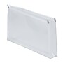 JAM Paper Expanding Wallet with Zipper Closure, 4.75" x 9.5", Clear, 12/Pack (921Z1CL)~#|#~sp89840149_sc7