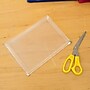 JAM Paper Plastic Envelopes with Zip Closure, Small, 4.5 x 6.5, Clear, 12/Pack (473Z1CL)~#|#~sp89840202_sc7