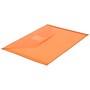 JAM Paper Plastic Envelopes with Hook & Loop Closure, Index Booklet, 5.5 x 7.5, Orange, 12/Pack (920V0OR)~#|#~sp89840236_sc7