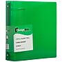 JAM Paper Heavy Duty 3" 3-Ring Flexible Poly Binders, Green (821T3GR)~#|#~sp89840307_sc7