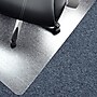 Cleartex Advantagemat Carpet Chair Mat, 48" x 60", Low-Pile, Clear (FLRPF1115225EV)~#|#~sp89939515_sc7