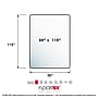 Floortex Cleartex Ultimat Hard Floor Chair Mat, 60" x 118", Clear (1215030019ER)~#|#~sp89939599_sc7