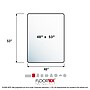 Floortex Ultimat Hard Floor Chair Mat, 48" x 53", Clear (FLRER1213419ER)~#|#~sp89939723_sc7